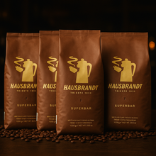 Lade das Bild in den Galerie-Viewer, Superbar - Hausbrandt ganze Bohne