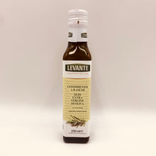 Lade das Bild in den Galerie-Viewer, 3-er Set Olivenöl Levante Al Gusto di tartufo, aglio, rosmario - extra vergine di olivia