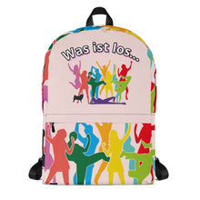 Lade das Bild in den Galerie-Viewer, Was ist los... Rucksack - rose