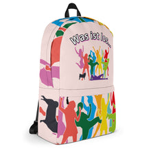 Lade das Bild in den Galerie-Viewer, Was ist los... Rucksack - rose