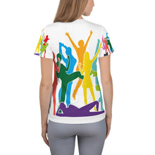 Lade das Bild in den Galerie-Viewer, Was ist los... - Sport-T-Shirt für Damen