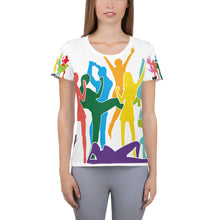 Lade das Bild in den Galerie-Viewer, Was ist los... - Sport-T-Shirt für Damen