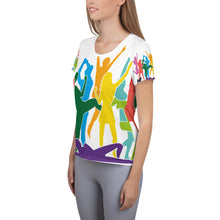 Lade das Bild in den Galerie-Viewer, Was ist los... - Sport-T-Shirt für Damen