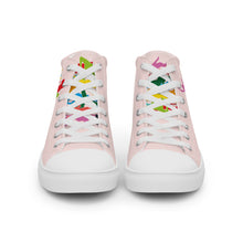 Lade das Bild in den Galerie-Viewer, Was ist los...- Men’s high top canvas shoes