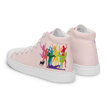 Lade das Bild in den Galerie-Viewer, Was ist los...- Men’s high top canvas shoes