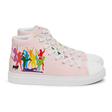 Lade das Bild in den Galerie-Viewer, Was ist los...- Men’s high top canvas shoes