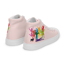 Lade das Bild in den Galerie-Viewer, Was ist los...- Men’s high top canvas shoes