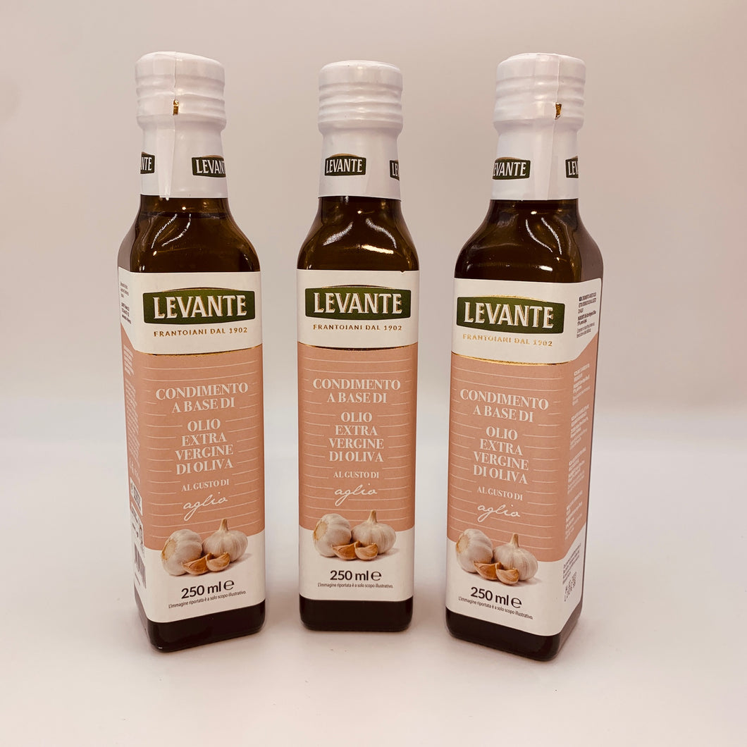 3er Set Knoblauch- Olivenöl Levante Al Gusto aglio - extra vergine di olivia