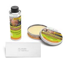 Lade das Bild in den Galerie-Viewer, Schneidebrett Pflege Set in BIO Lebensmittelqualität
