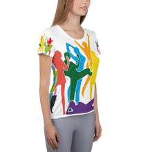 Lade das Bild in den Galerie-Viewer, Was ist los... - Sport-T-Shirt für Damen
