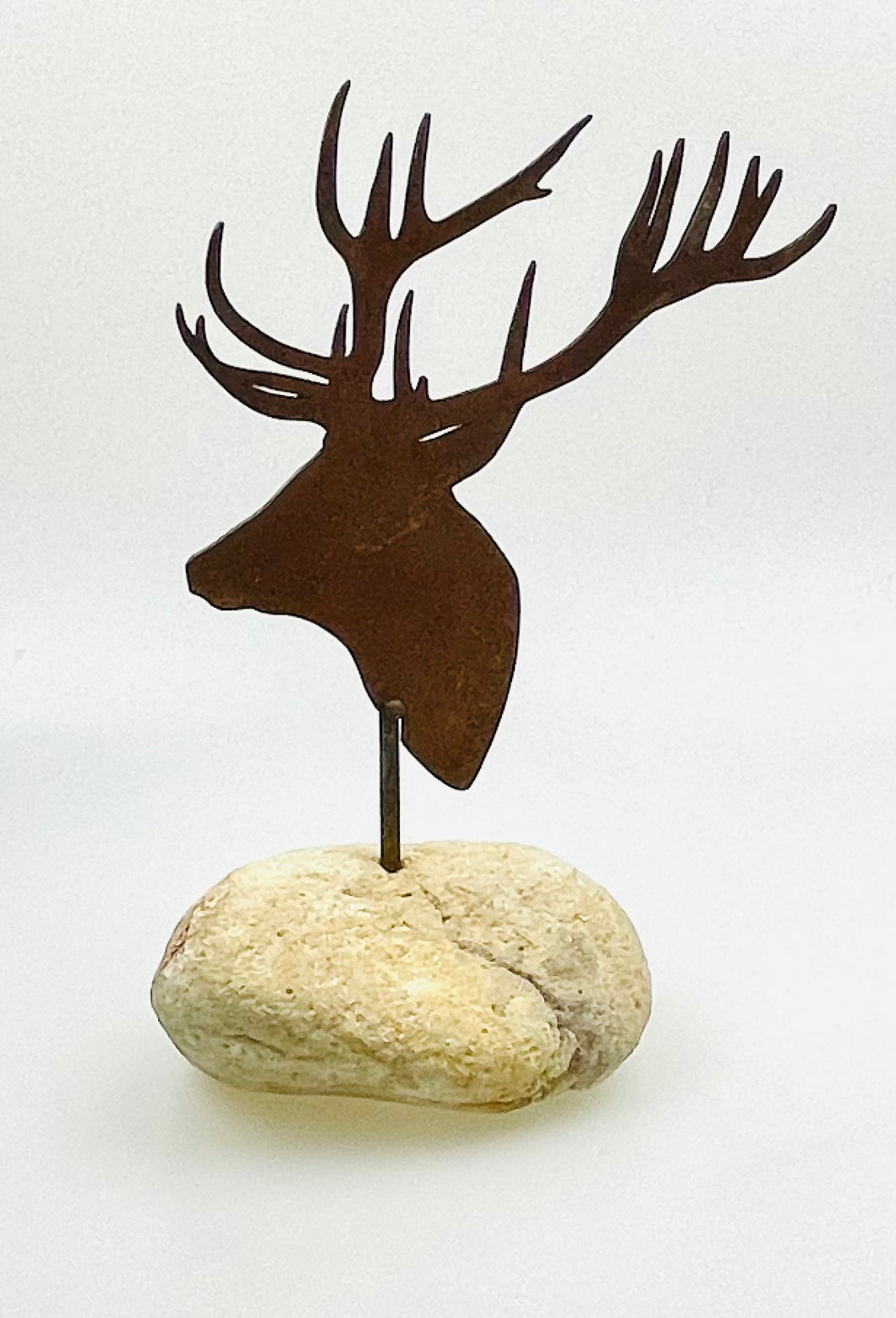 Hirsch auf Stein