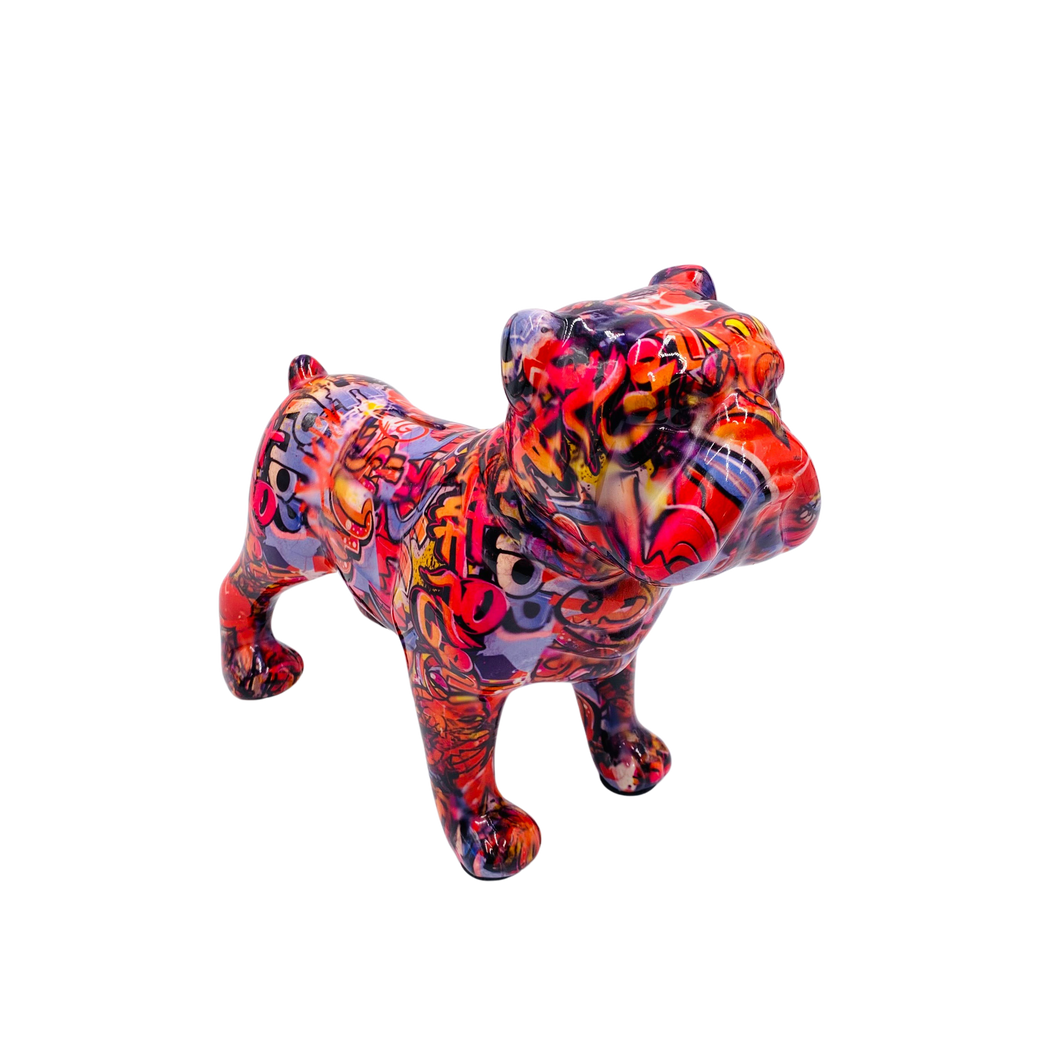 Pomme Pidou - engl. Bulldogge - limited Graffity - Pop-Art-Style