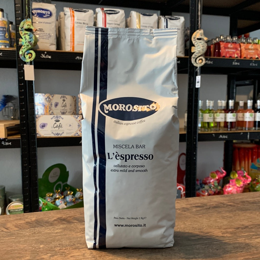 L'èspresso 1 kg - Morosito - Ganze Bohne - Miscela Bar - Caffé